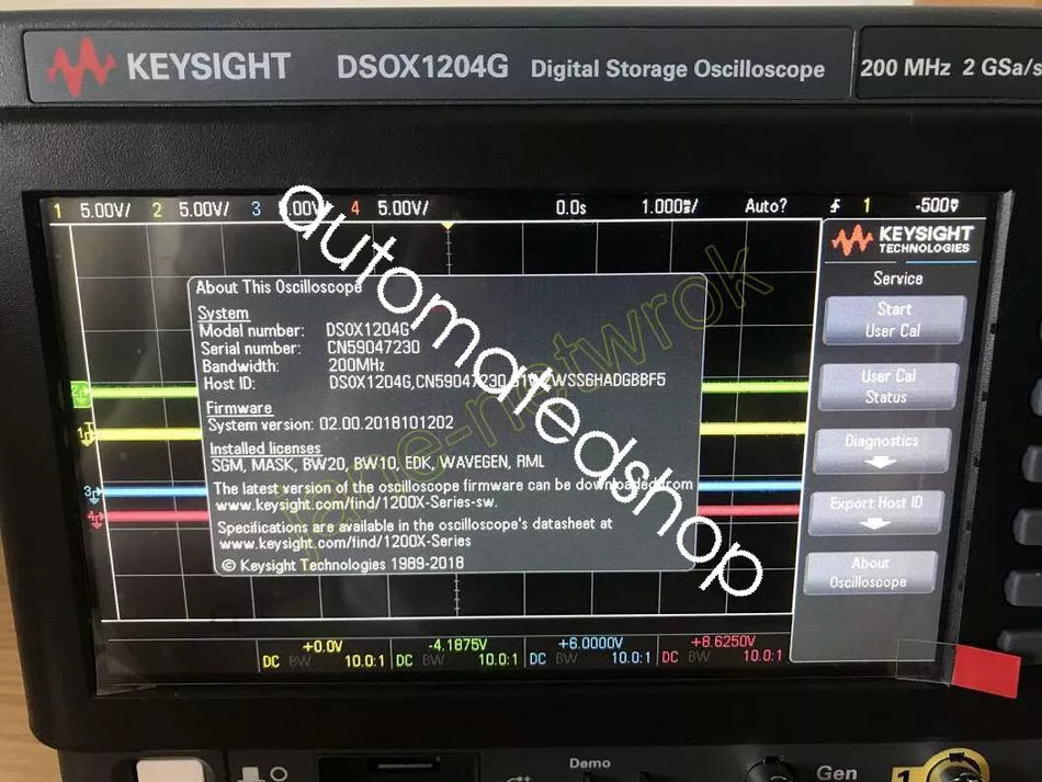 DSOX1204G Digital Oscilloscope 1PC NEW