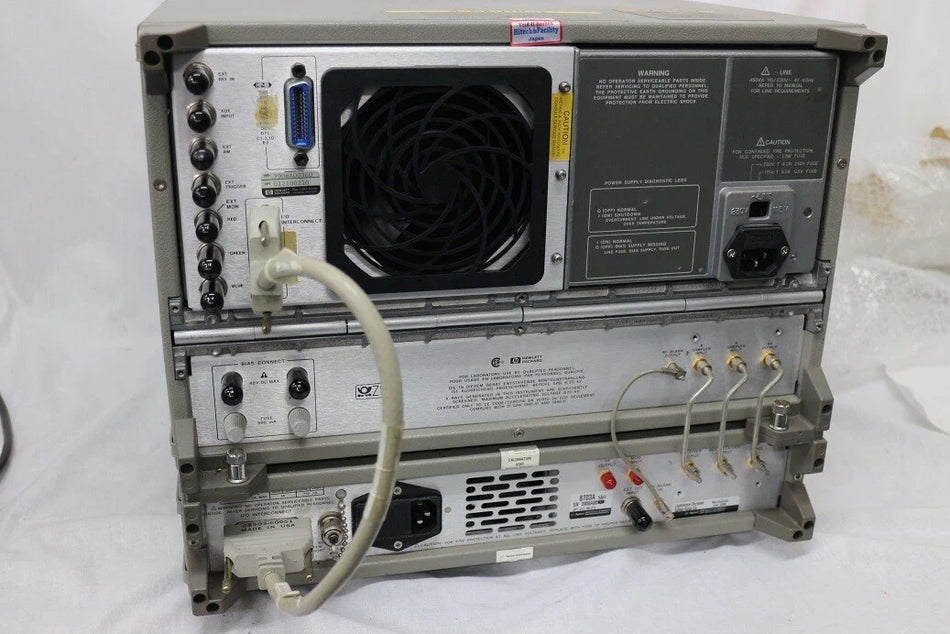 HP 8703A 130M-20GHz 1550nm Lightwave Component Analyzer