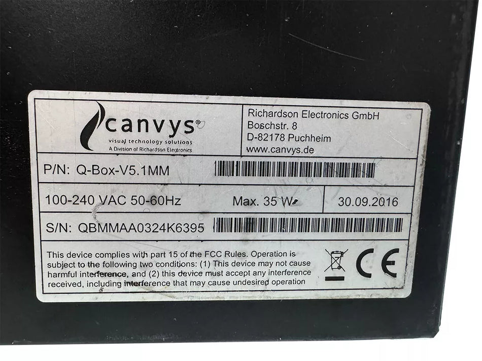 Autocue Canvys Q-BOX-V5-1MM Video Wall Processor