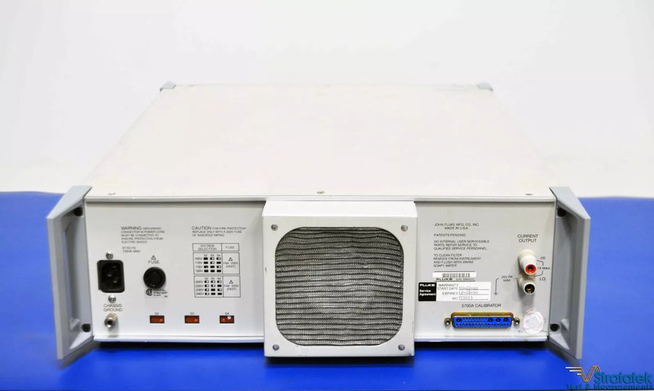 Fluke 5725A Calibration Amplifier NIST Calibrated for 5700A 5720A Calibrators