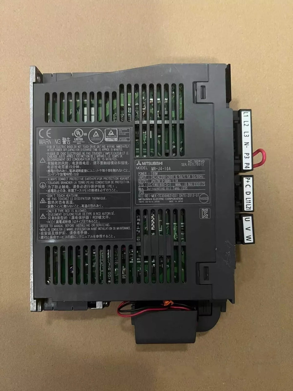 1PC Test OK MR-J4-10A Driver #N2930 YF