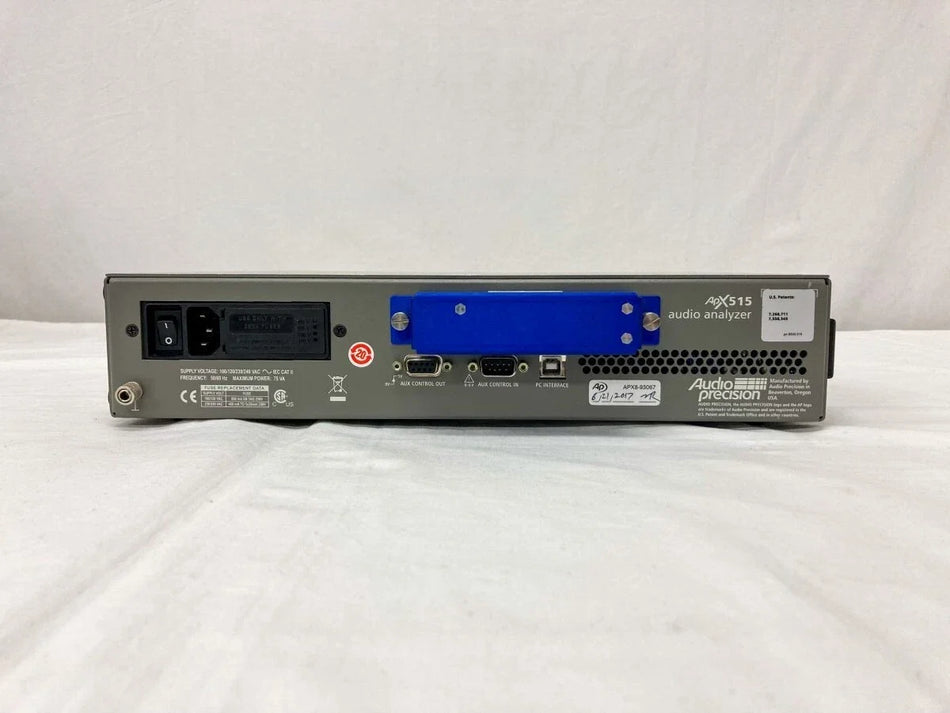 Audio Precision APX515 Audio Analyzer with Wide Range of Measurement Features