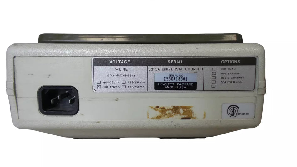 HP 5315A Universal Counter for Precise Frequency Measurement