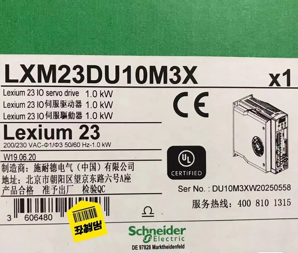1PC f Schneider LXM23DU10M3X New/