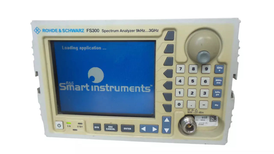 Rohde & Schwarz FS300 Spectrum Analyzer 9kHz – 3GHz
