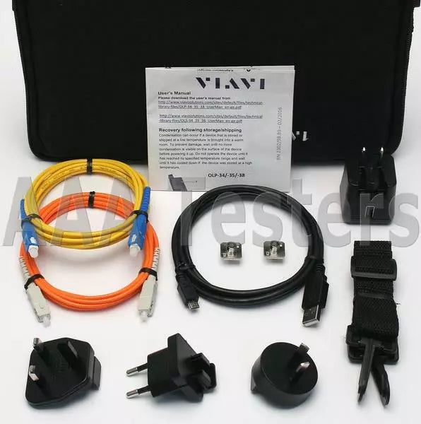 JDSU Acterna OLS-36 OLP-35 SM MM Fiber Loss Test Set 850/1300/1310/1550 OMK-36