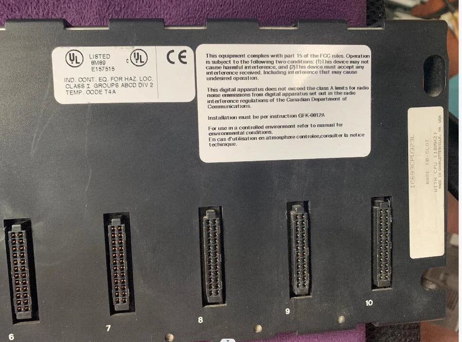 GE-FANUC IC693CPU323L CPU Module for Industrial Automation