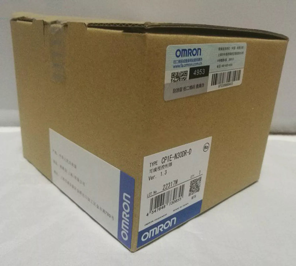 New Omron CP1E-N30DR-D PLC CPU Unit