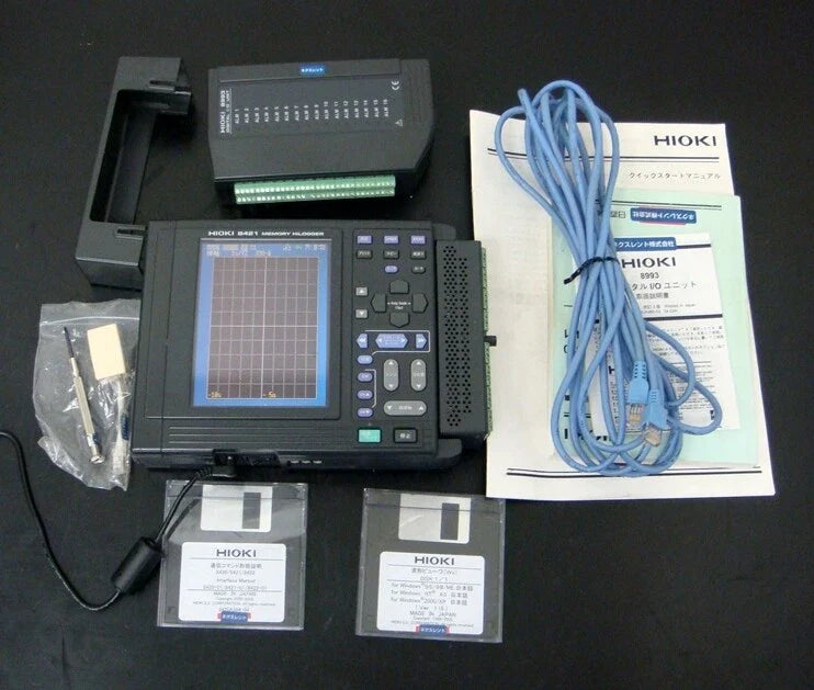 HIOKI 8421 +8993 16ch 4MW 16bit Memory Hi-Logger