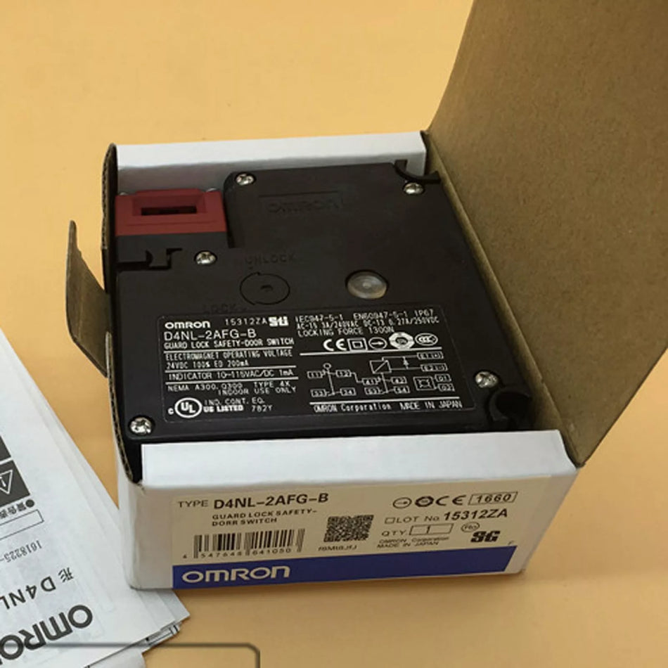 Omron D4NL-2AFG-B Safety Switch - New in Box