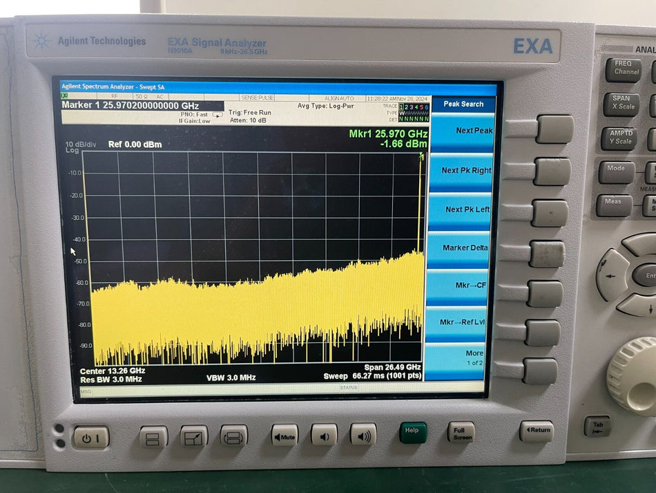 Keysight EXA N9010A Spectrum Analyzer 9kHz-26.5GHz