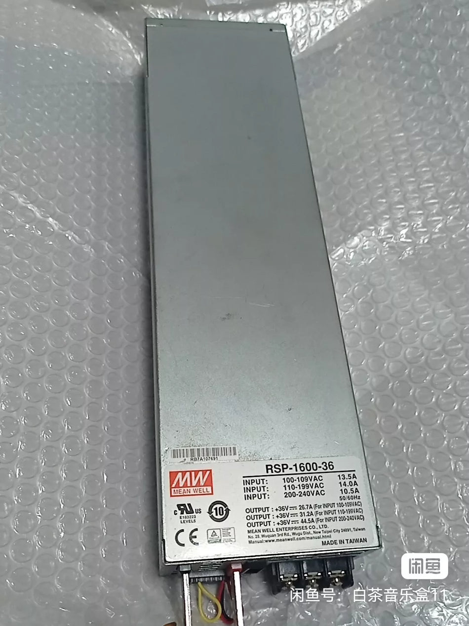 1 PC USED TEST OK RSP-1600-36 Power Supply By DHL OR FedEx#B1387Y CL