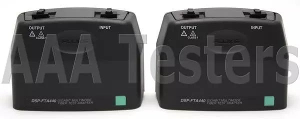 Fluke DSP-FTA440 MM Fiber Gigabit Test Adapter Set DSP 4000 4300 FTA440
