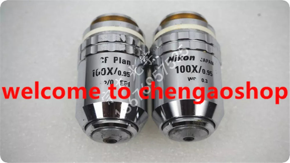 1pc USED Nikon CF Plan 100X/0.95 ∞/0 EPI #V4A4 CH