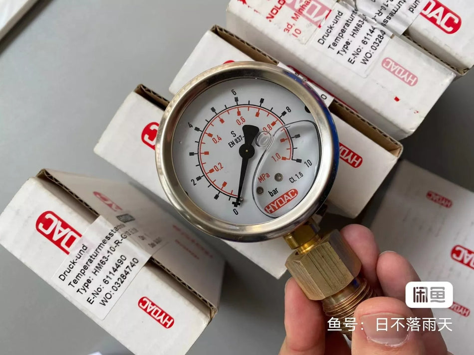 1PCS NEW MH63-10-R-G1/2 pressure gauge #N5490 YF