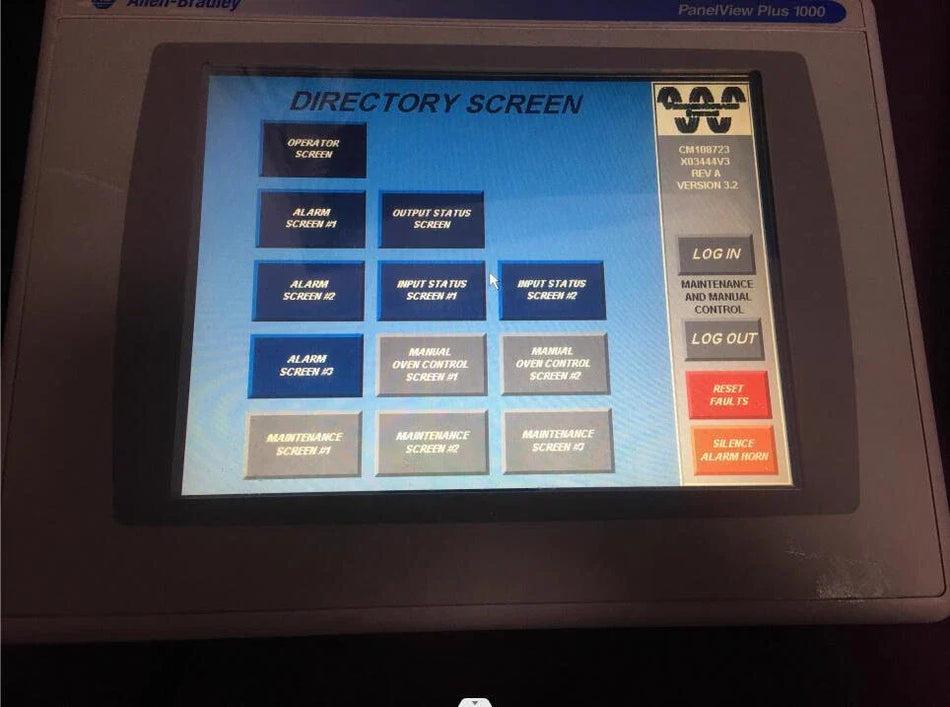 Allen Bradley 2711P-RDT10C 2711P-T10C4A2 2711P-RP2A Touchscreen Display