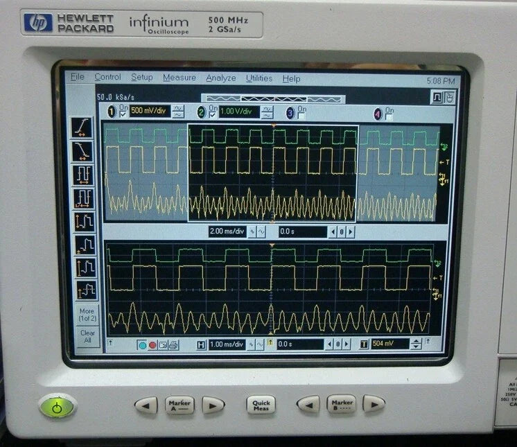 HP 54825A 500MHz 4CH 2GS/s Digital Oscilloscope