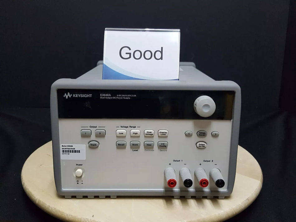 Keysight E3632A DC Power Supply 0-15V, 7A / 0-30V, 4A with Option 0E3 (6430)