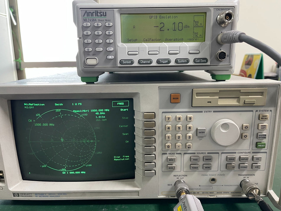 Agilent 8714ET RF Vector T/R Network Analyzer 300 kHz-3 GHz