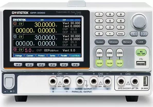 GW Instek GPP-3060 3CH DC Power Supply 385W