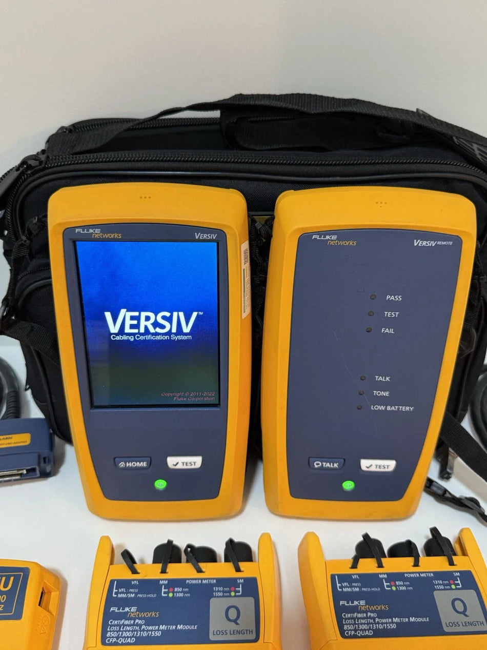 FLUKE Networks DSX-8000QI 2 GHz Cable Analyzer with Quad OLTS CAL-2024