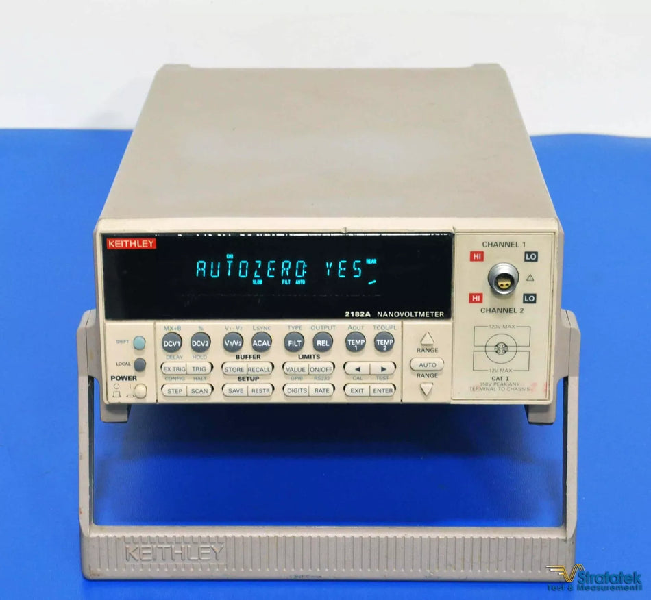Keithley 2182A Nanovoltmeter 7.5 Digits Dual Channel Low Noise NanoVolt Meter