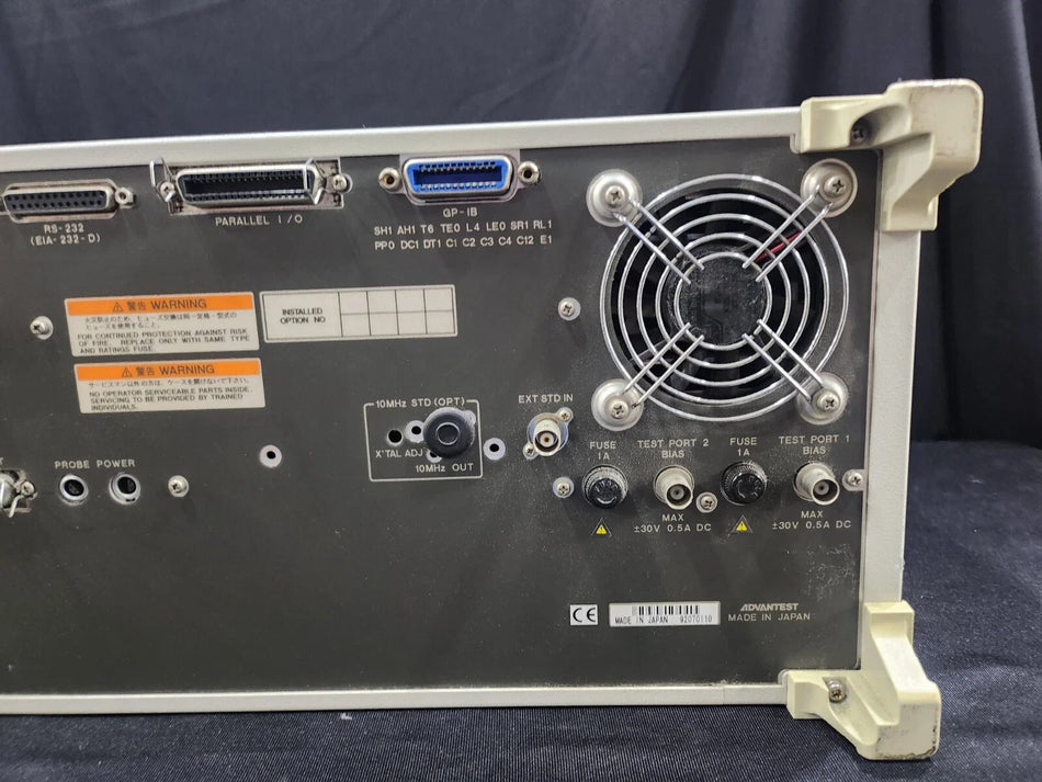 Advantest R3765CH Network Analyzer 40MHz-3.8GHz (0110)