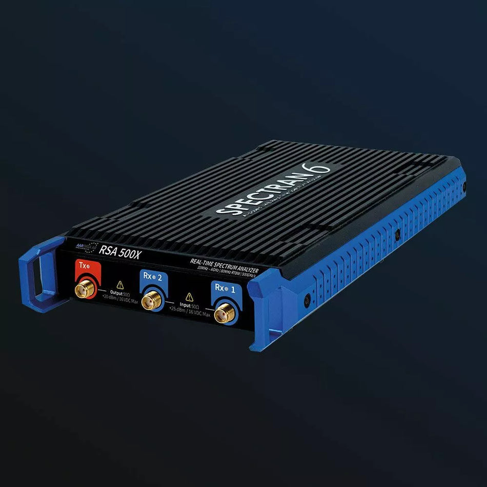 Aaronia SPECTRAN V6 - RSA 500X 6GHz USB Spectrum Analyzer 80MHz Streaming + VSG