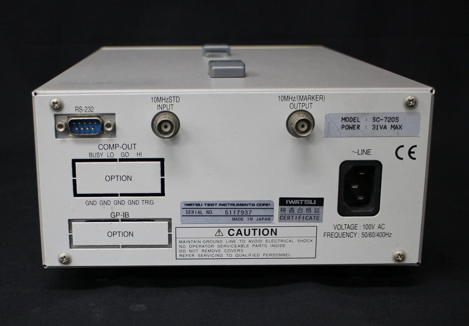 IWATSU SC7205 230MHz 2ch Universal Counter