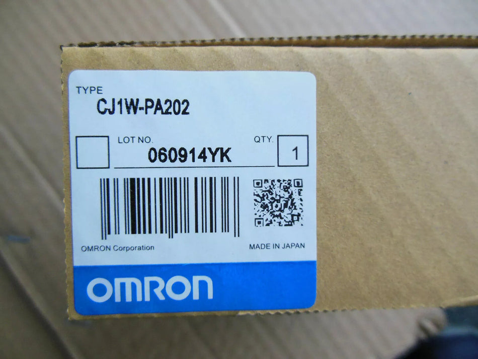 Omron CJ1W-PA202 Power Supply Module - New In Box - One Year Warranty