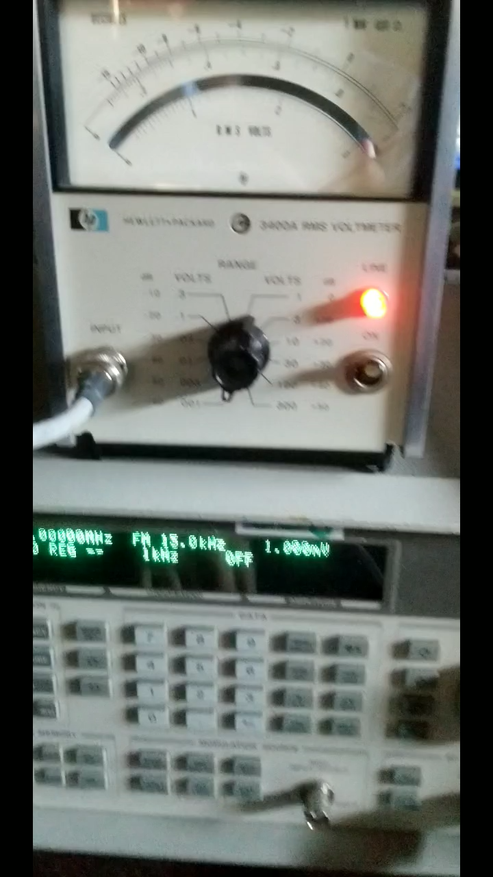 HP3400A AC Voltmeter