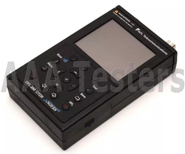 AFL Noyes OFL 250 SM Fiber OTDR w/ VFL & Power Meter OFL-250