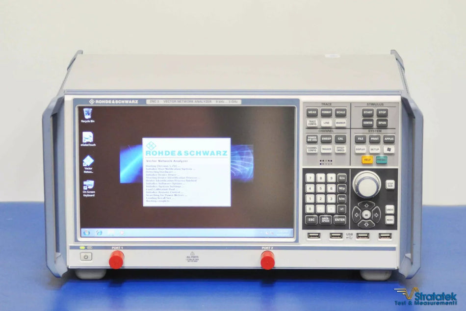 Rohde & Schwarz ZNC3 Network Analyzer 9 kHz - 3 GHz VNA 2 Port Analyzer 130 dB