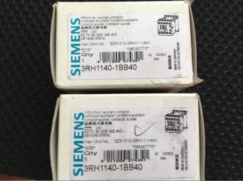 2pcs x 3RH1140-1BB40 DC24V Relay Module