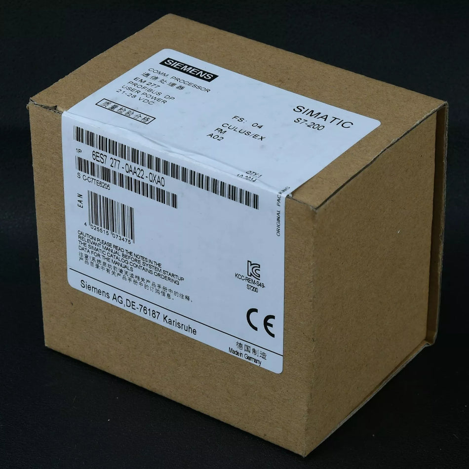 Siemens 6ES7277-0AA22-0XA0 PLC Memory Card with Expedited Shipping