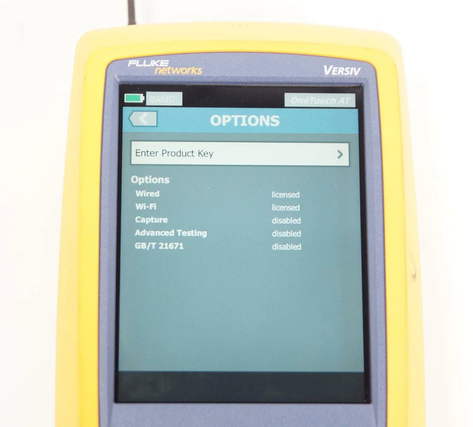 Fluke / NetScout OneTouch AT Versiv Dual Gigabit With Wi-Fi Network Tester