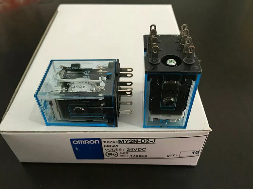10Pcs/Box New OMRON MY2N-D2-J Relay MY2ND2J 24VDC Expedited Shipping