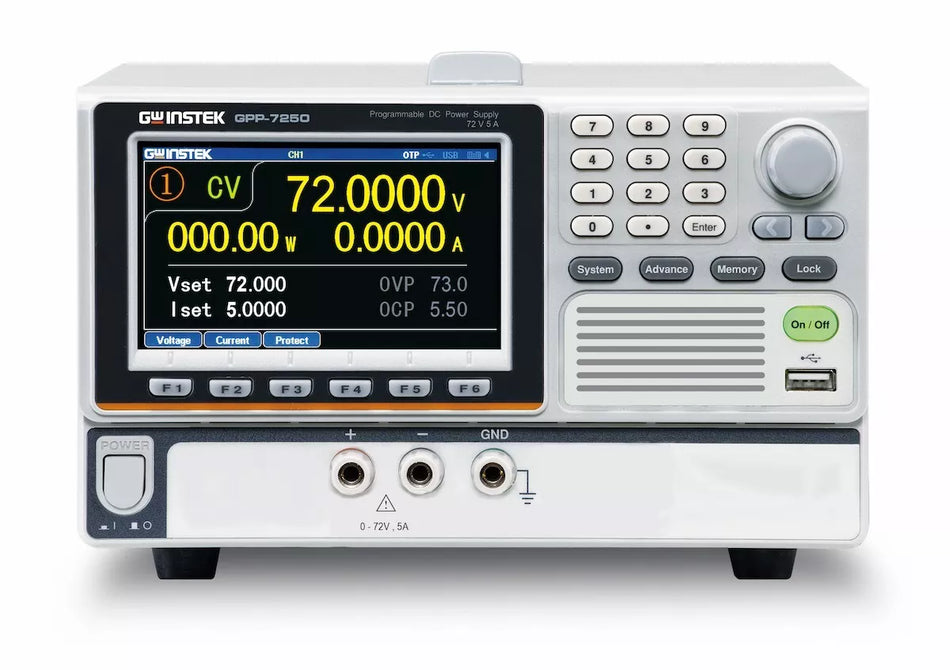 GW Instek GPP-7250 - 1CH DC Power Supply 360W GPIB