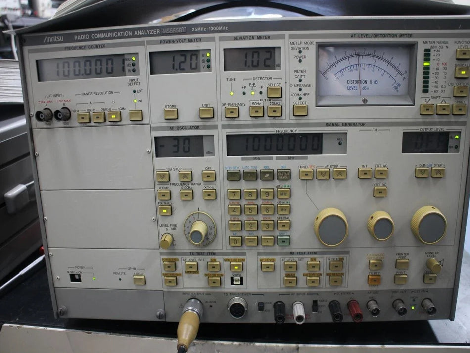ANRITSU MS555B1 /01/02/03 Radio Commnication Analyzer
