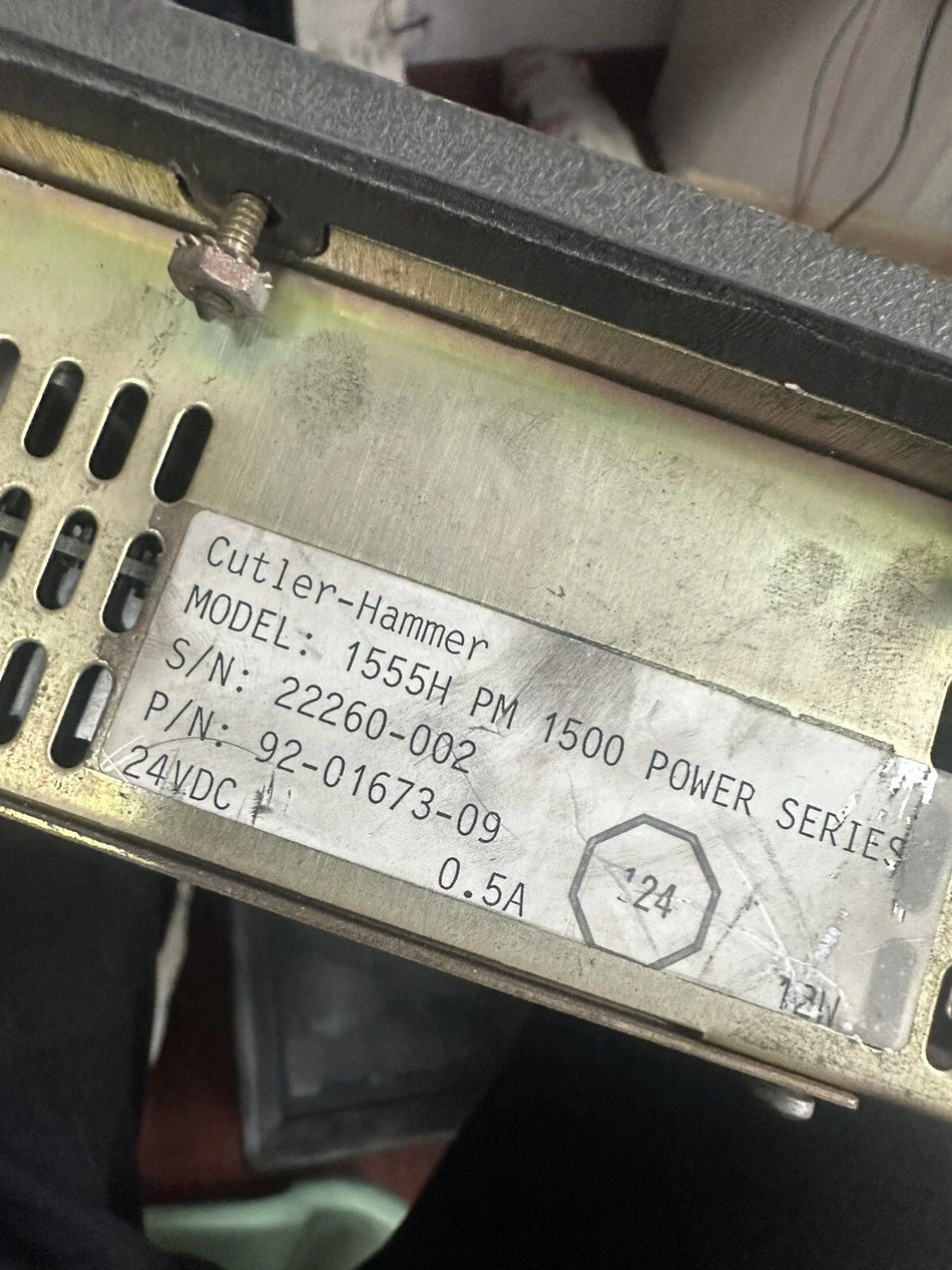 Cutler-Hammer 1555H PM 1500 Power with Advanced Technology