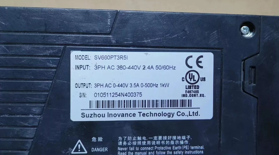 1pc USED SV660PT3R5I 1KW 220V TESTED By #VGS1 CH