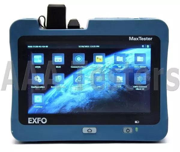 EXFO MAX-715B MaxTester iOLM SM Fiber OTDR w/ IADV MAX-715B-M1-EA-RF MAX 715B