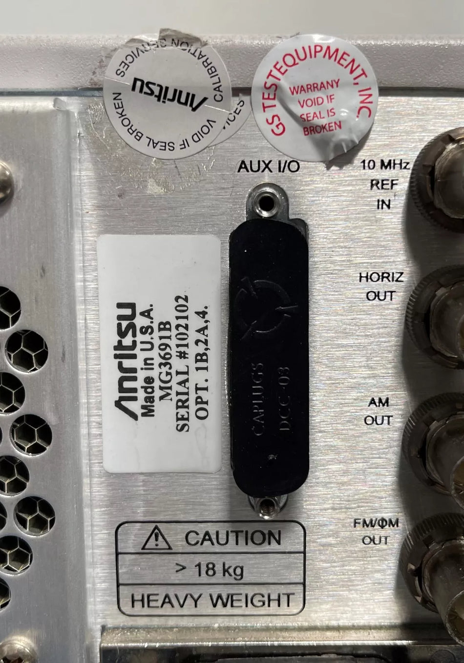 Anritsu MG3691B 10MHz to 10 GHz Signal Generator opt. 2A 4