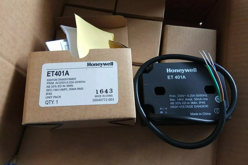 Honeywell ET401A Ignition Transformer - New in Box, Free Shipping