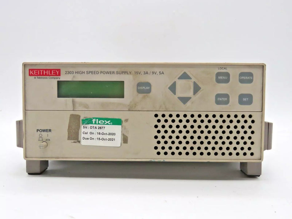 Keithley 2303 High Speed Power Supply 15V, 3A/9V, 5A