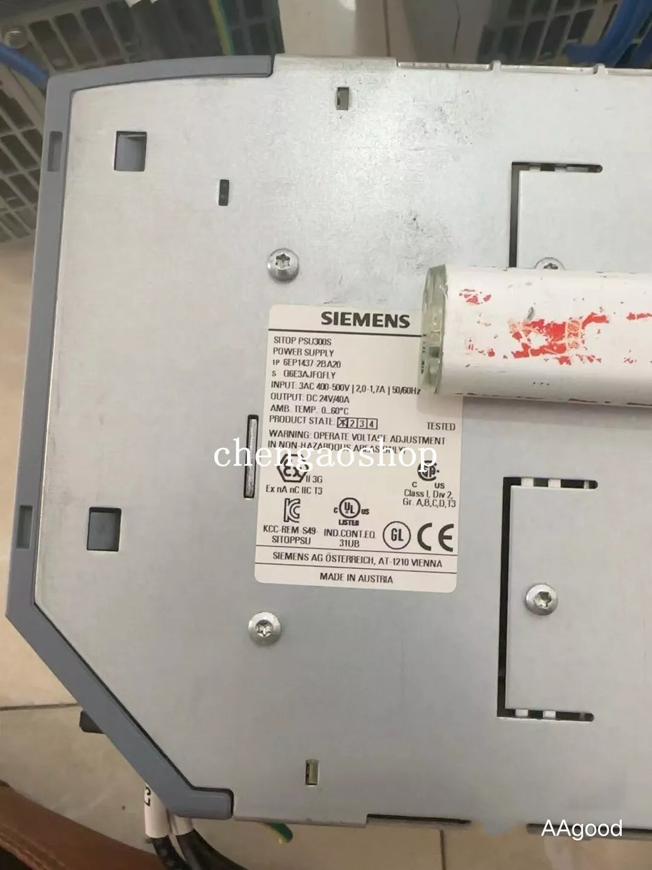 1PCS USED Siemens 6EP1437-2BA20 power supply #N8250 YF