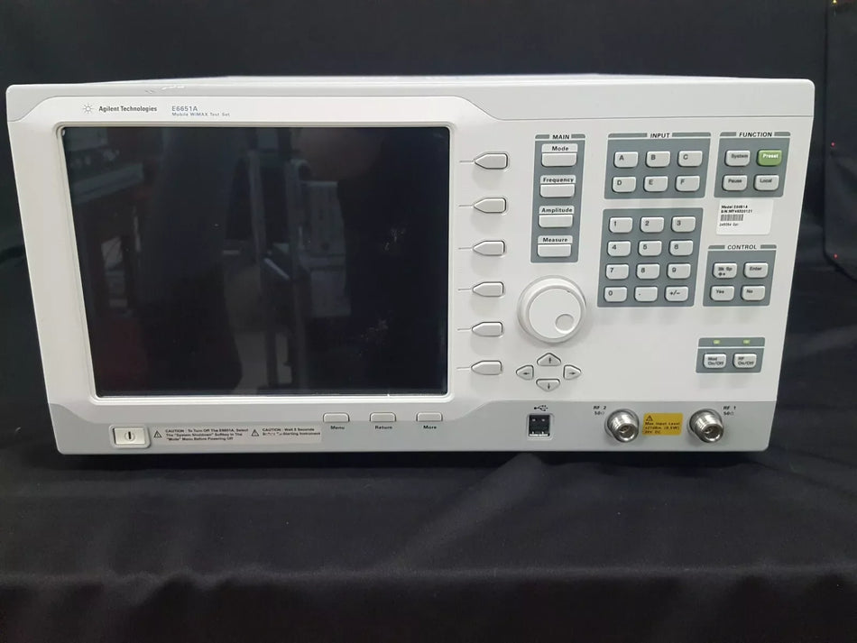 Agilent E6651A Mobile WiMAX Test Set Opt.506 6M1 0121