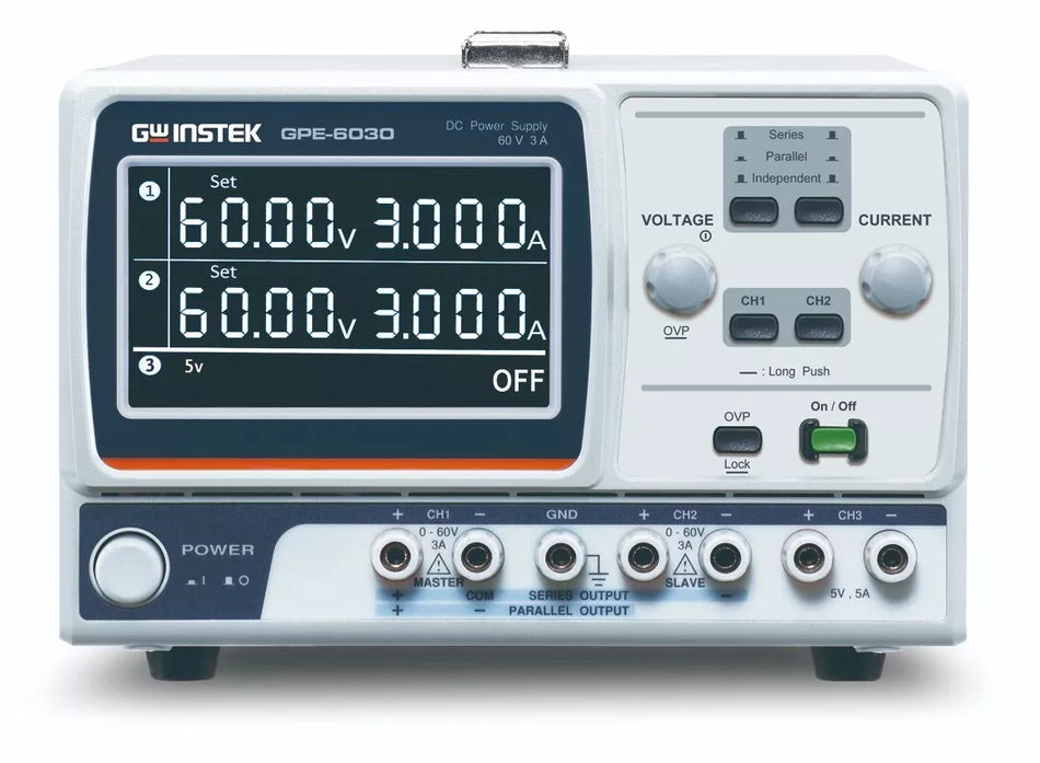 GW Instek GPE-3060 Triple-Channel DC Power Supply 385W