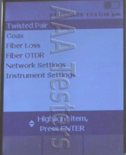 Fluke Networks DTX-1800 Cat6 MM Fiber Cable Analyzer DTX-MFM DTX1800 DTX-1800-M