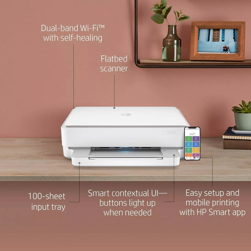 HP Ink Advantage 6075 WiFi Color Printer, Scanner & Copier